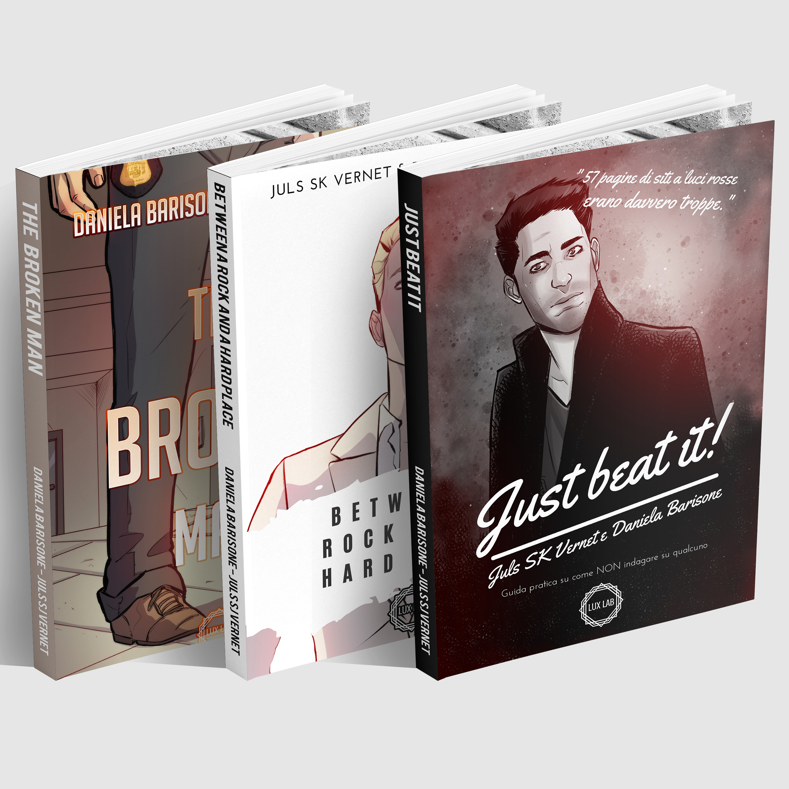 Just beat it!, Between a Rock and a hard place, The Broken Man (JBI #1-3)