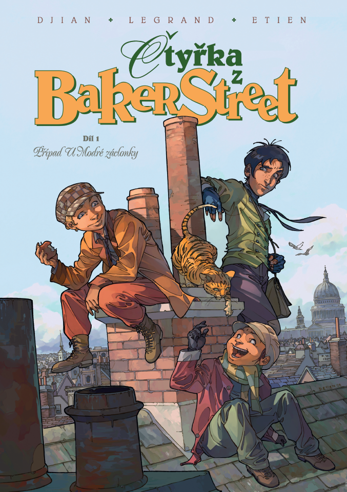 Případ U Modré záclonky (Čtyřka z Baker Street #01)