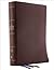 The NKJV, Open Bible, Genuine Leather, Brown, Red Letter, Comfort Print: Complete Reference System