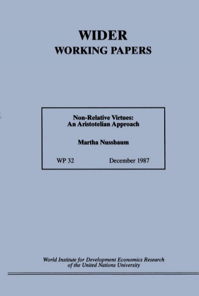 Non-Relative Virtues: An Aristotelian Approach