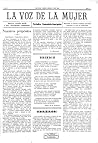 La Voz de la Mujer. Periódico comunista anárquico by Virginia Bolten