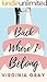 Back Where I Belong (Susan Wade Saga #3)