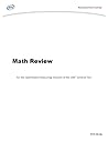 GRE Math Review