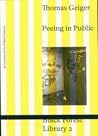 Peeing in Public....