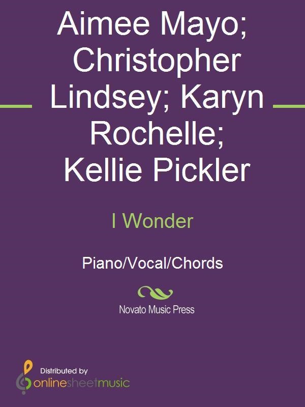 I Wonder Sheet Music