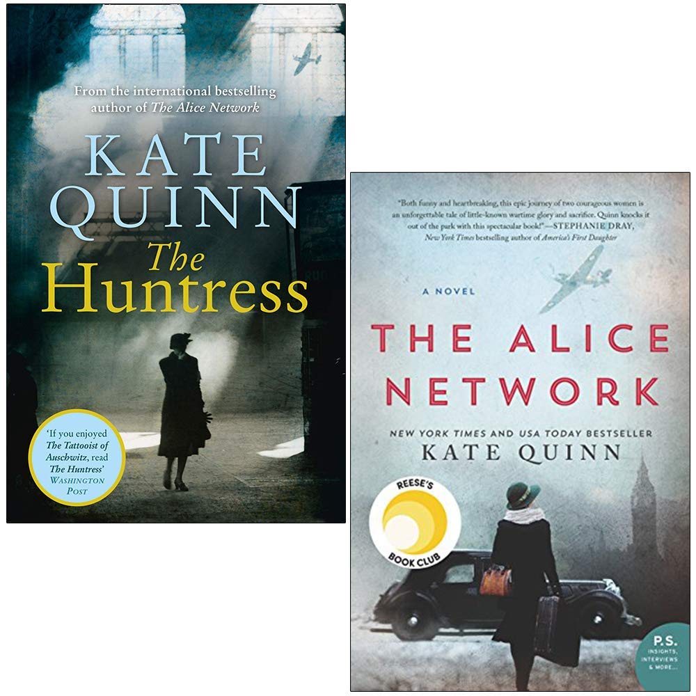 Kate Quinn Collection 2 Books Set: The Huntress / The Alice Network (Paperback)