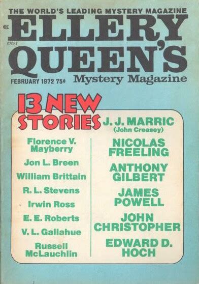 Ellery Queen's Mystery Magazine: February 1972
