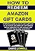 How to Redeem Amazon Gift C...
