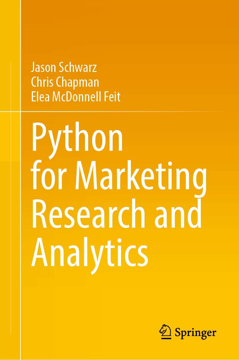 Python for Marketing Research and Analytics (Hardcover)