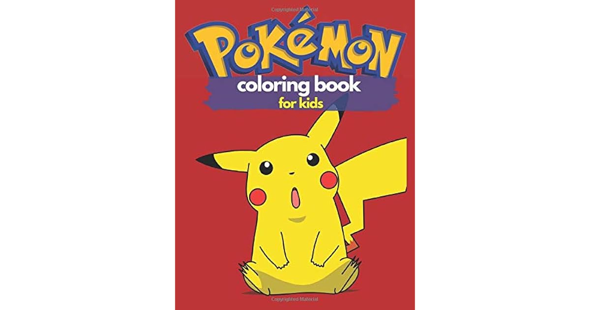 Pokemon Coloring Book for kids: Perfect JUMBO Coloring Book , 75 ...