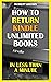 How To Return Kindle Unlimited Books - In Less Than a Minute