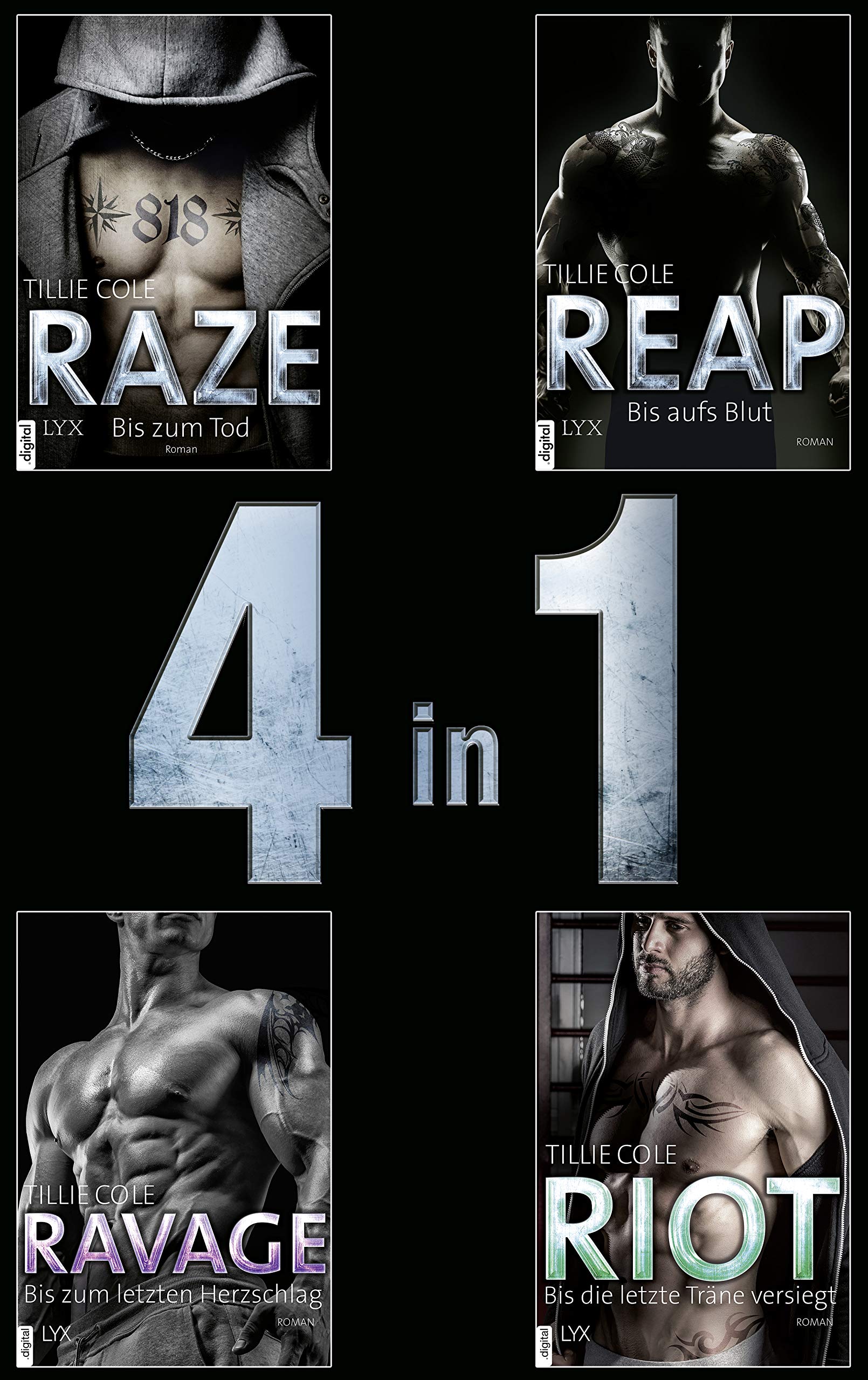 4 in 1: Raze / Reap / Ravage / Riot (Scarred Souls #1-4)