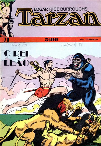 Tarzan nº70 - O Rei Leão