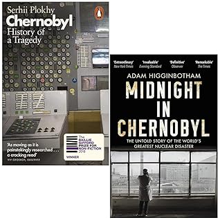 Chernobyl History of a Tragedy By Serhii Plokhy & Midnight in Chernobyl By Adam Higginbotham 2 Books Collection Set