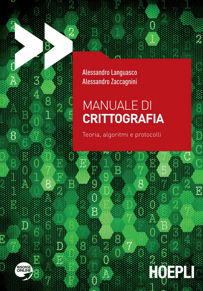 Manuale di crittografia: Teoria, algoritmi e protocolli (Italian Edition)