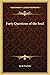 Forty Questions of the Soul by Jacob Boehme