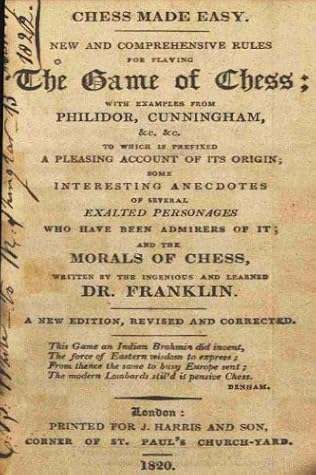 Chess Made Easy: New and Comprehensive Rules for Playing the Game of Chess (1820)