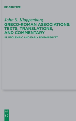 Ptolemaic and Early Roman Egypt (Beihefte zur Zeitschrift für die neutestamentliche Wissenschaft, 246)