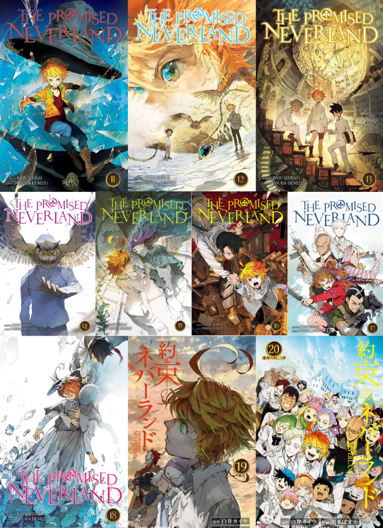 The Promised Neverland Vol (11-20) 10 Books Collection Set