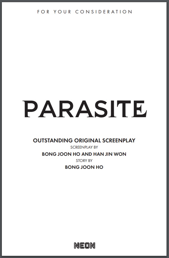 Parasite (Screenplay)