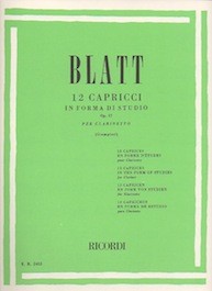 12 Capricci in forma di Studio, Op. 17, per Clarinetto (Unknown Binding)