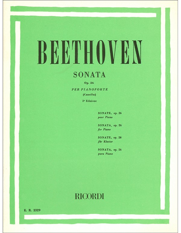 Sonata op. 26 per Pianoforte (Unknown Binding)
