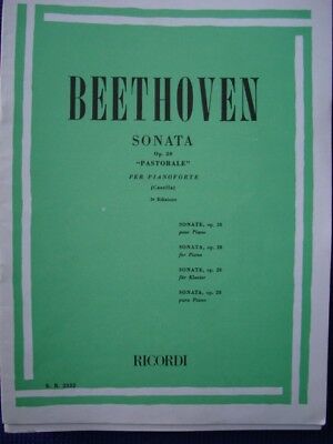 Sonata Op. 28, "Pastorale" per Pianoforte (Unknown Binding)