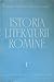 Istoria literaturii române ...
