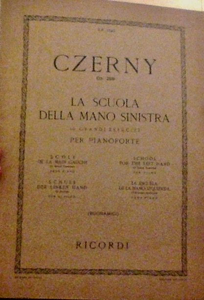 La Scuola della Mano Sinistra, 10 Grandi Esercizi per Pianoforte, op. 399 (Unknown Binding)
