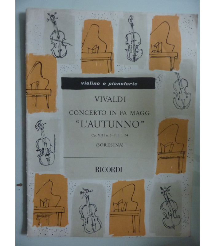 Concerto in Fa Magg. "L'Autunno", per Violino e Pianoforte, FIN 24 (Unknown Binding)