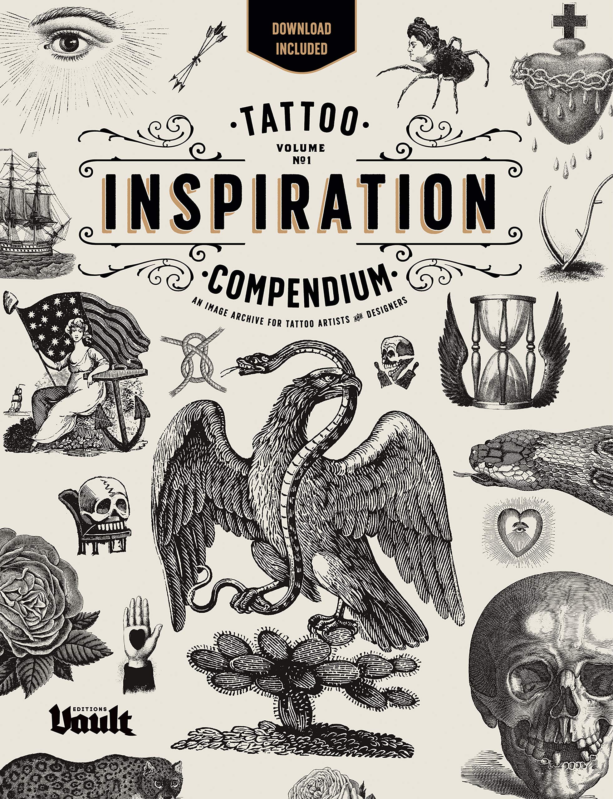 Tattoo Inspiration Compendium: An Image Archive for Tattoo Artists and Designers (Kindle Edition)