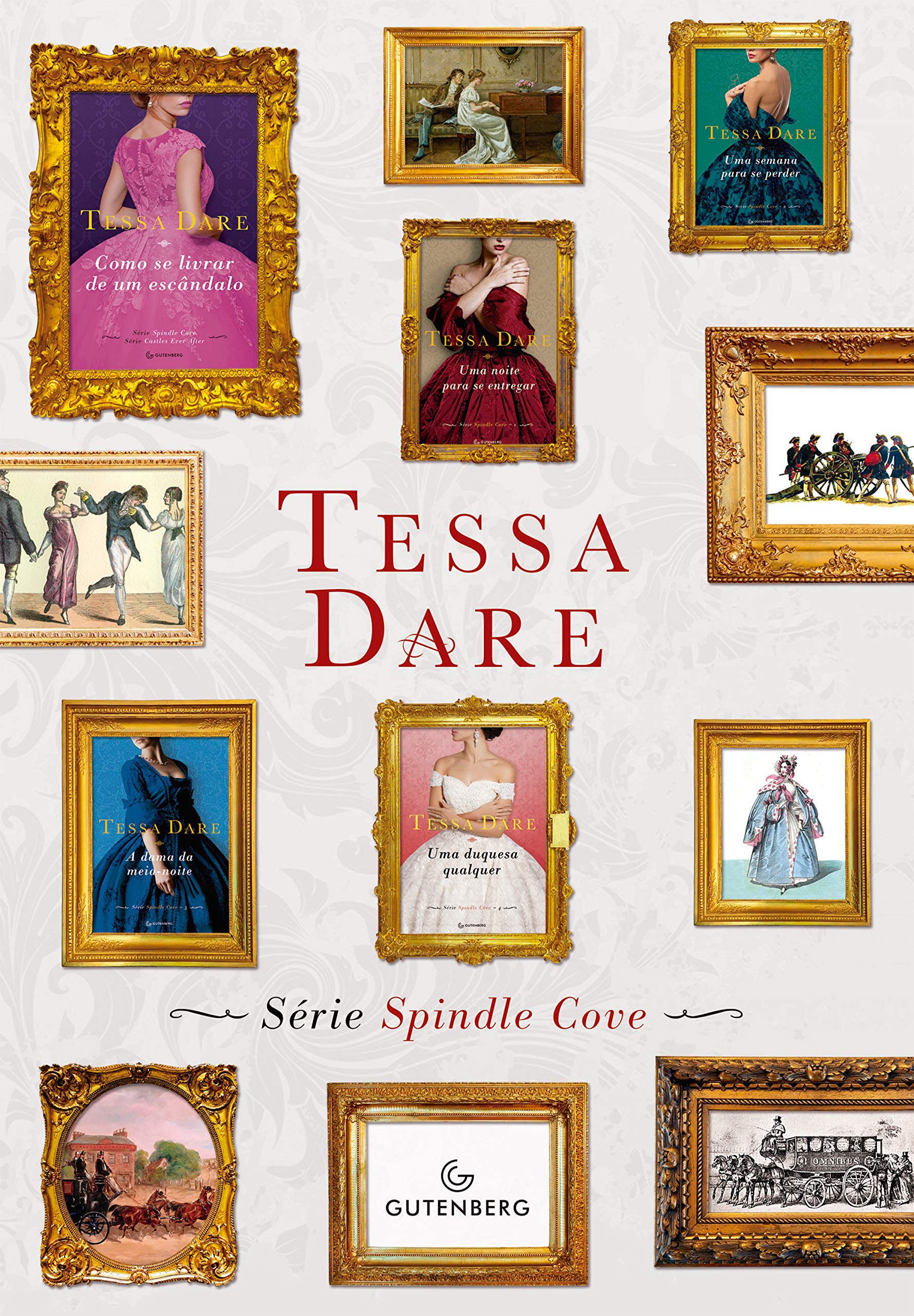 Box Tessa Dare: Série Spindle Cove (Portuguese Edition)