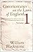 Commentaries on the Laws of England, Book the First
