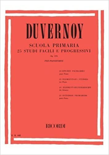 Scuola Primaria, 25 Studi Facili e Progressivi, op. 176 per Pianoforte