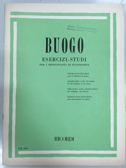 Esercizi - Studi per i Principianti di Pianoforte (Unknown Binding)