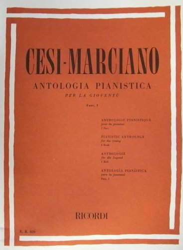 Antologia Pianistica per la Gioventú, Fasc. I (Unknown Binding)