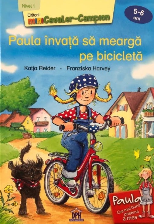 Paula invata sa mearga pe bicicleta - nivelul 1