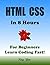 HTML CSS in 8 Hours: For Beginners, Learn Coding Fast!