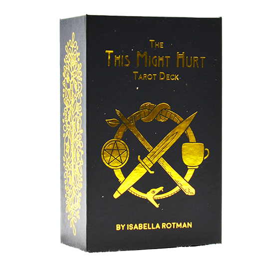 This Might Hurt Tarot Deck (Hardcover)