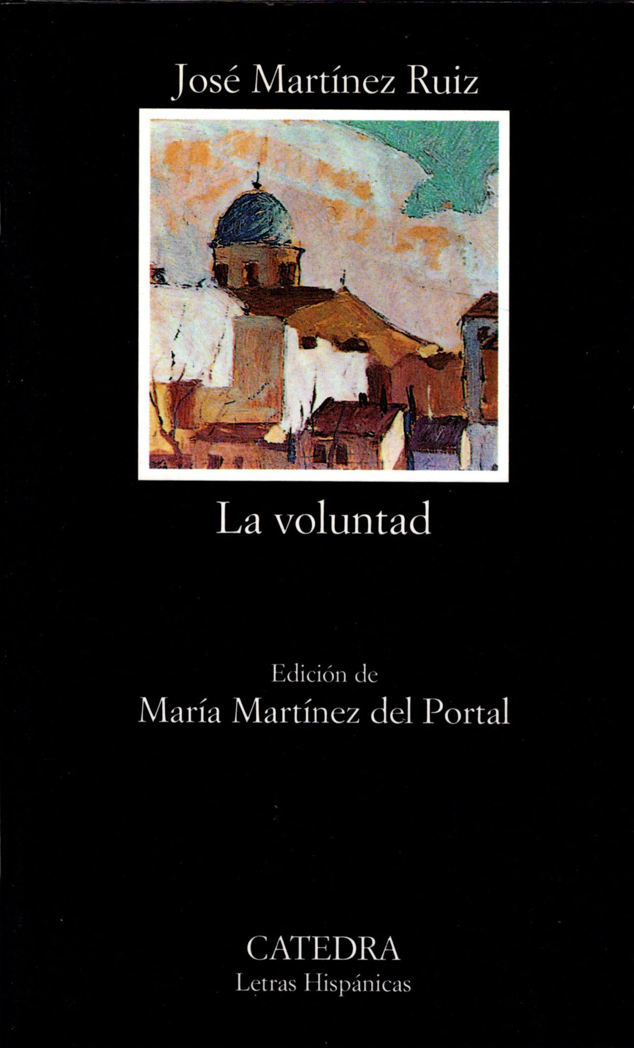 Portada de La Voluntad, de Azorín