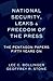 National Security, Leaks and Freedom of the Press: The Pentagon Papers Fifty Years On