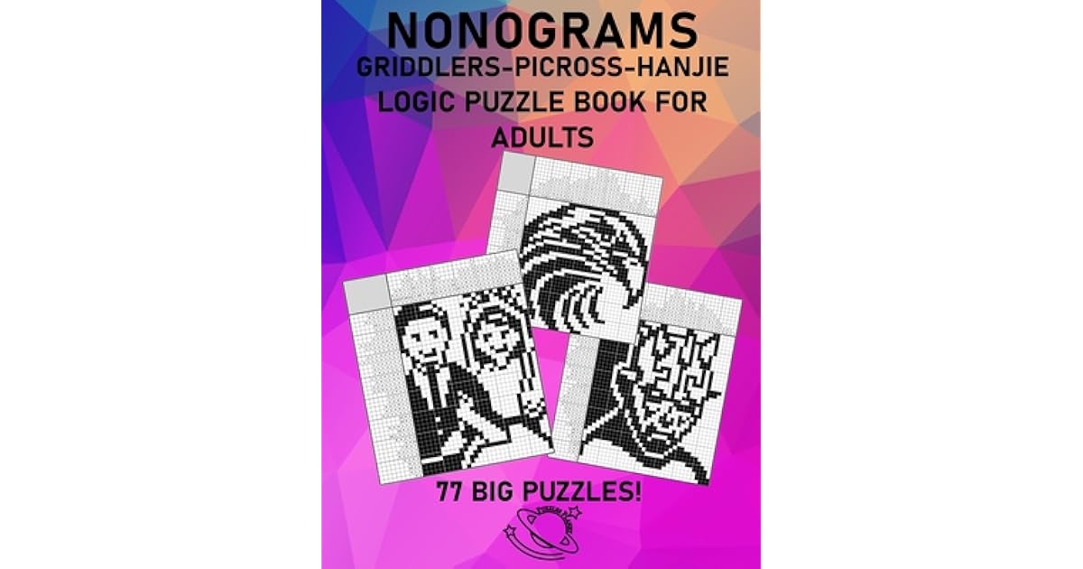 Nonograms Puzzle Books Picross Hanjie Griddlers Logic Puzzles Book for