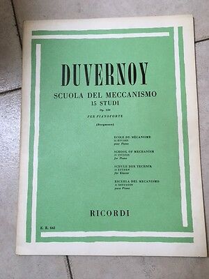 Scuola del Meccanismo 15 studi op. 120 per Pianoforte (Unknown Binding)