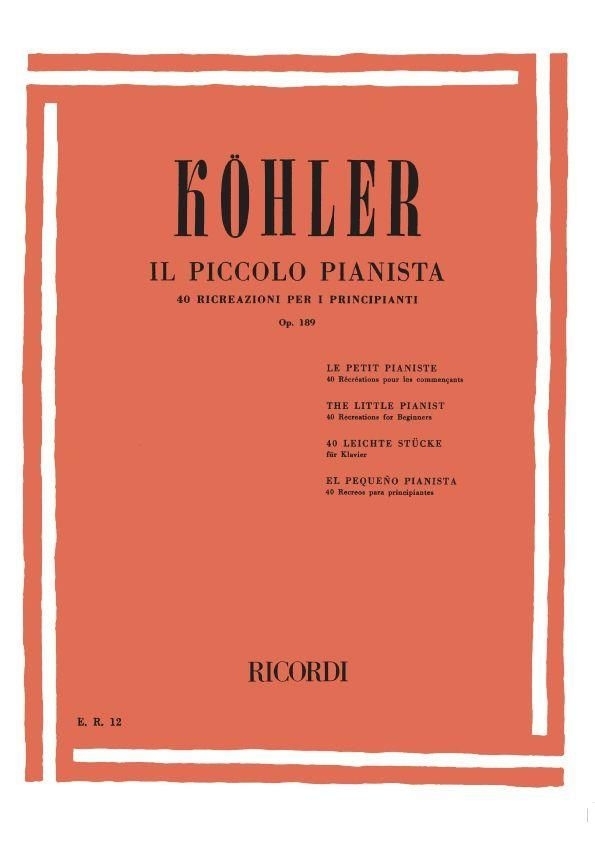 Il Piccolo Pianista, 40 Ricreazioni per i Principianti, Op. 189 (Unknown Binding)