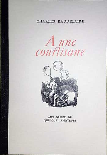A Une Courtisane (Paperback)