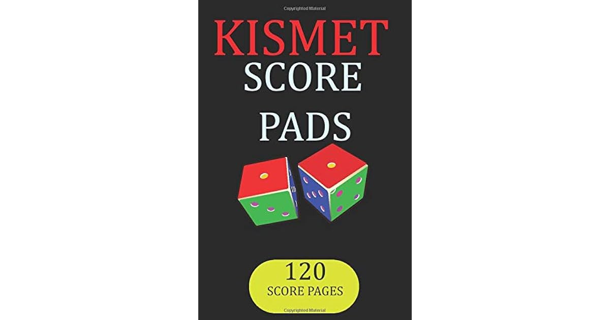 Kismet score pads 120 kismet dice game score pads , Score pad makes it