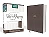 NIV, Verse Mapping Bible, Cloth over Board, Gray, Comfort Print by Zondervan