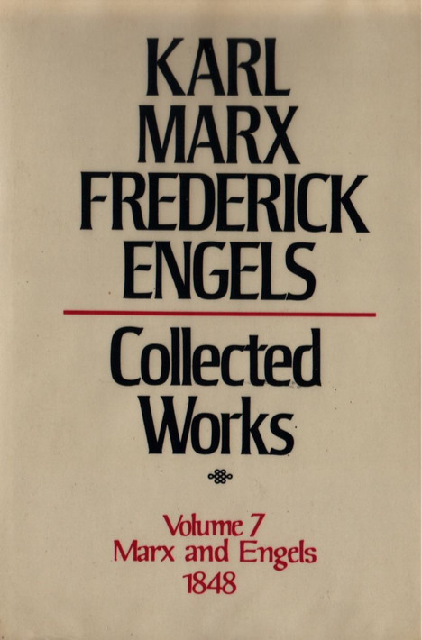 Collected Works Volume 7, Marx and Engels: 1848 (Hardcover)