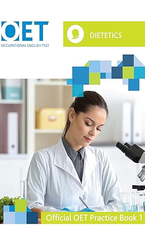 OET Dietetics: Official OET Practice Book 1