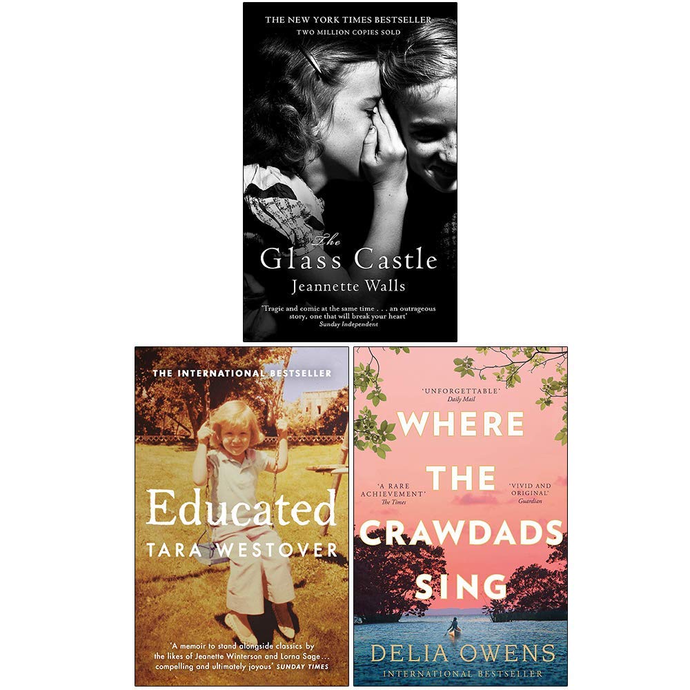 The Glass Castle / Educated / Where the Crawdads Sing (Paperback)